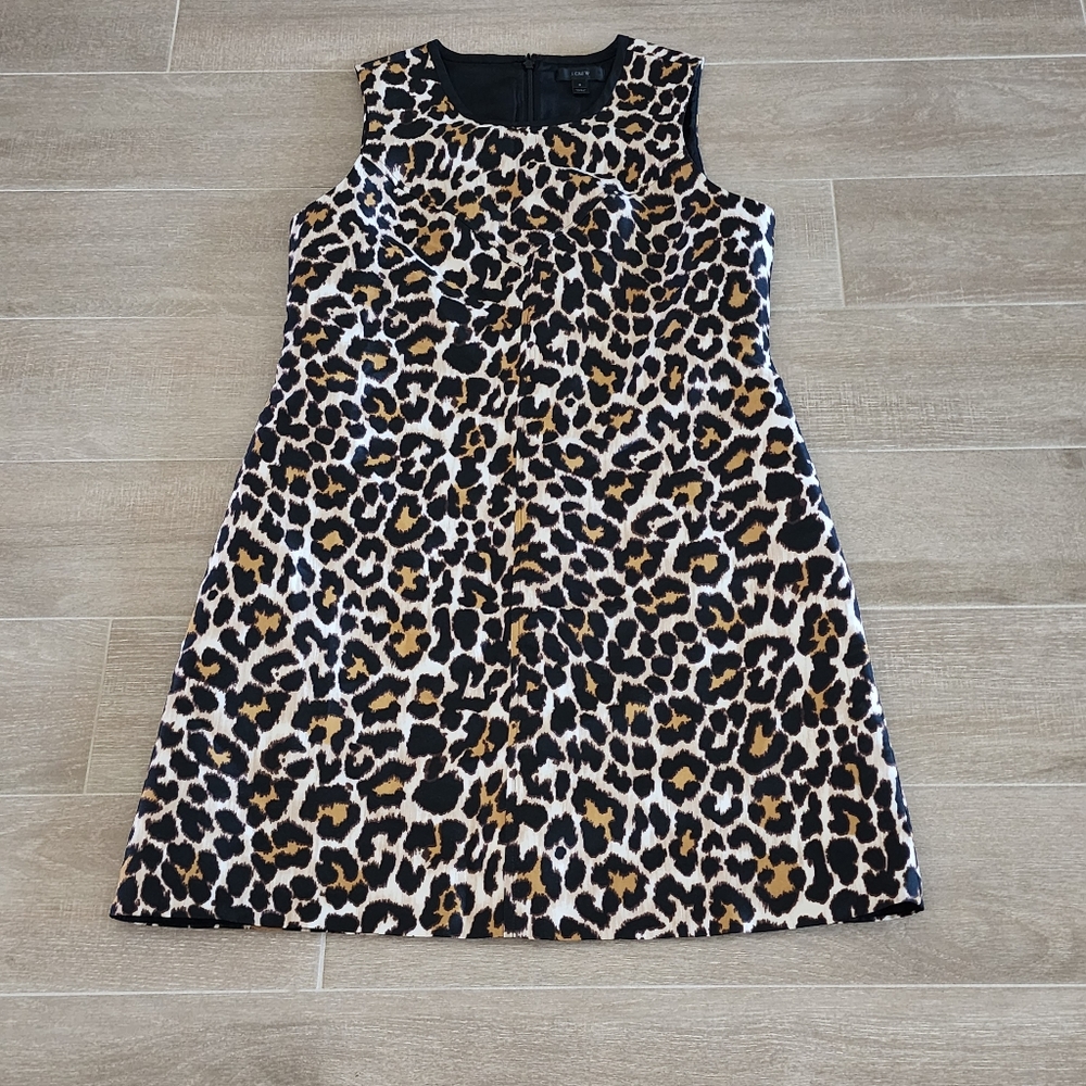 J.Crew Leopard Shift Dress